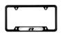 View License Plate frame - .:R (Black) - Black Full-Sized Product Image